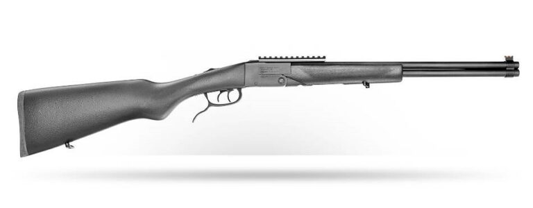 Chiappa Firearms 500260 Double Badger 22 LR 410 Gauge 1+1 19″ Black Steel Barrel, Blued Picatinny Rail, Fixed Black Textured Synthetic Stock Chiappa Firearms 500260 Double Badger 22 LR 410 Gauge 1+1 19″ Black Steel Barrel, Blued Picatinny Rail, Fixed Black Textured Synthetic Stock