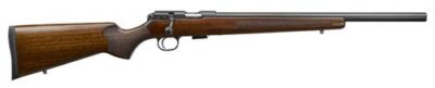 CZ-USA 02342 CZ 457 Varmint Full Size 17 HMR 5+1 20.50″ Black Nitride Heavy Barrel Black Nitride Steel Receiver Turkish Walnut Fixed Varmint-Style Stock Right Hand