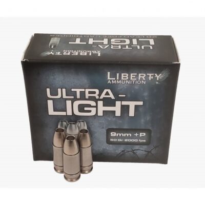 Ultra-Light 9mm +P 50gr Copper Mono.Frag HP 20RD