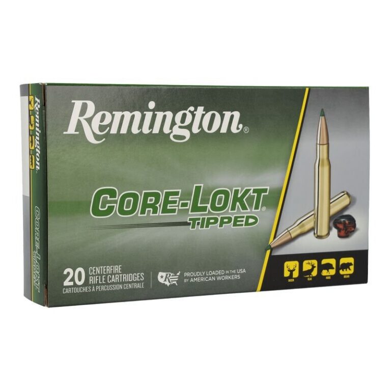 Remington Ammunition 29017 Core-Lokt Tipped  6.5Creedmoor 129gr Core-Lokt Tipped 20 Per Box/10 Case