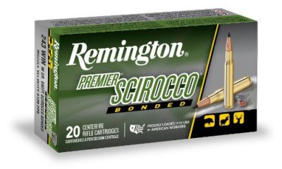 Remington Ammunition 29320 Premier Scirocco Bonded 243Win 90gr Swift Scirocco Bonded 20 Per Box/10 Case