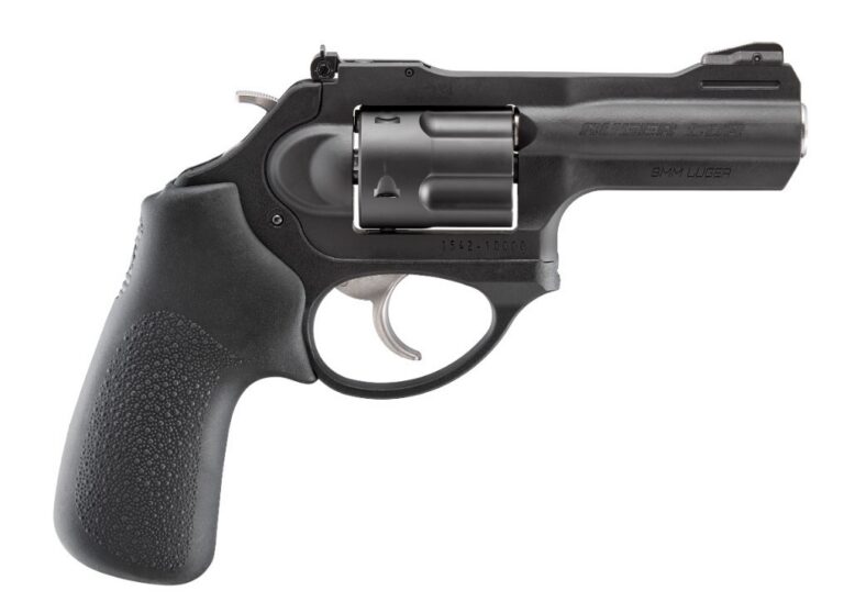 LCRX 9MM 3″ MatteBlack Hogue TmrGrip TALO 5rd