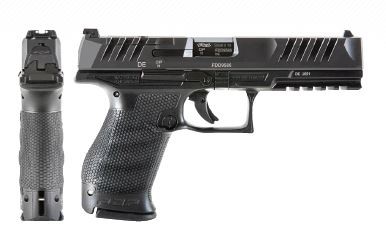 Walther Arms 2858169 PDP Compact Frame 9mm Luger 10+1 5″ Black Steel Barrel, Black Optic Ready/Serrated Steel Slide, Black Polymer Frame w/Picatinny Rail, Textured Polymer Grip, Ambidextrous Walther Arms 2858169 PDP Compact Frame 9mm Luger 10+1 5″ Black Steel Barrel, Black Optic Ready/Serrated Steel Slide, Black Polymer Frame w/Picatinny Rail, Textured Polymer Grip, Ambidextrous
