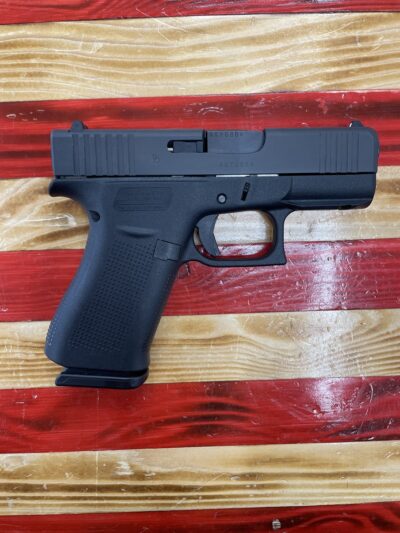 Glock, 43x, Semi Auto Pistol, 9mm, 3.1in , Black, One OEM Magizine