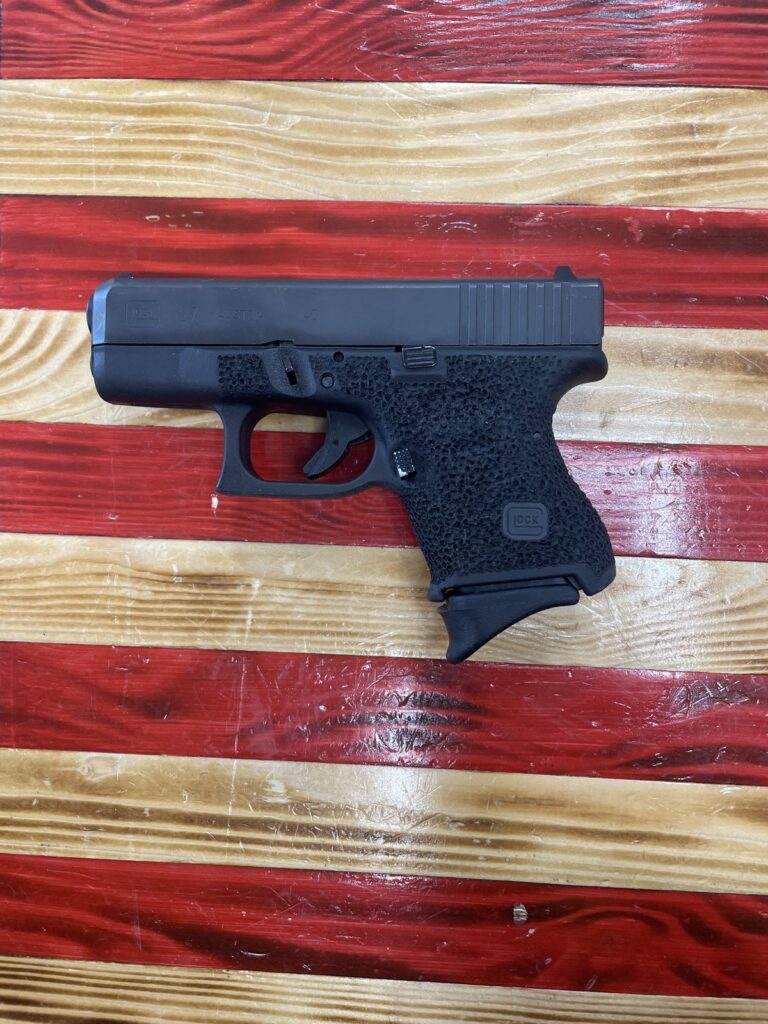 Glock 27, 40 S&W, 3.5" Barrel, Black, Custom Stippling, Oem Box, 6 Mags, Custom Slide Plate, Comes With Lock, Great Condition