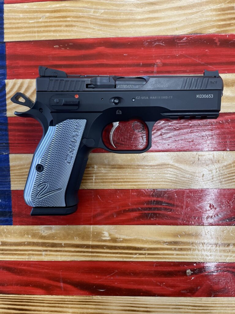 CZ Shadow 2 Compact, Handgun, Semi Auto, 9mm, 4in Barrel, Black, Two Mags.