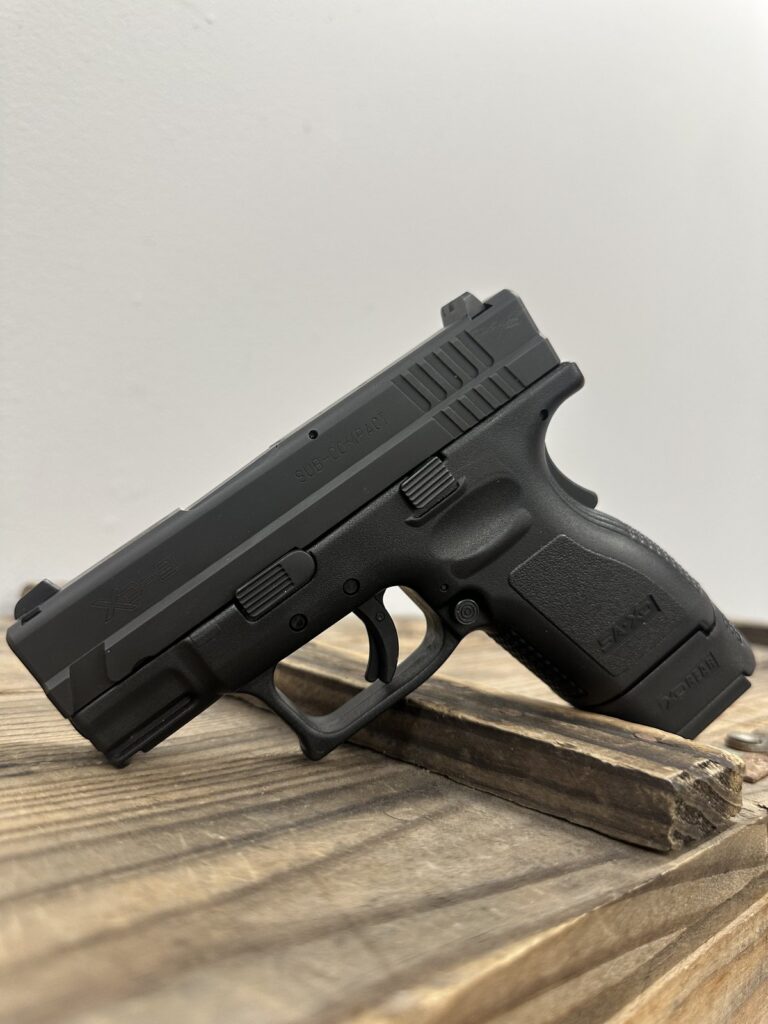 Springfield, XD9, Striker Fired, Semi-Automatic, Polymer Frame Pistol, Sub-Compact, 9MM, 3" Barrel, Melonite Finish, Black, Fixed Sights, 10 Rounds, 2 Magazines, OEM Box