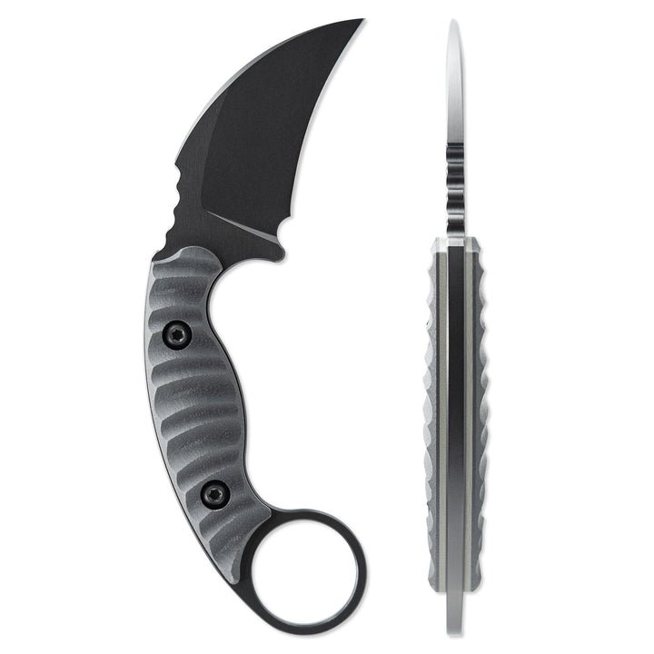 Toor Knives Karsumba R Karambit Fixed Blade Black G10 Handle Socom Black Blade Toor Knives Karsumba R Karambit Fixed Blade Black G10 Handle Socom Black Blade