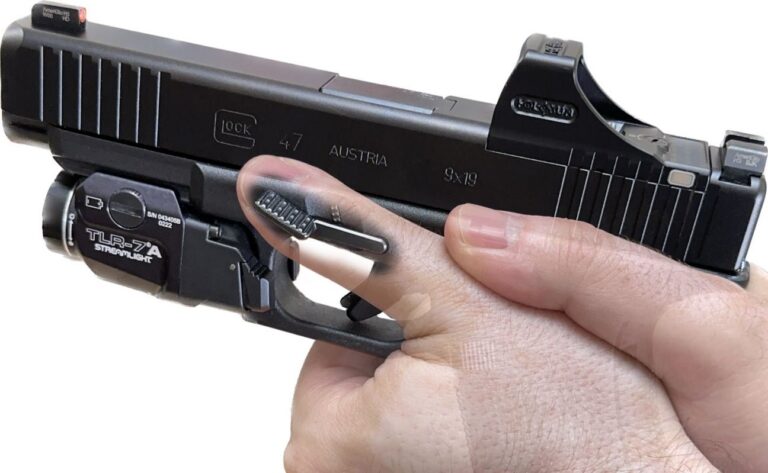 Align Tactical Trigger Pin Thumb Rest for Glock Gen 3/4 Full Size Standard Frame by Align Tactical