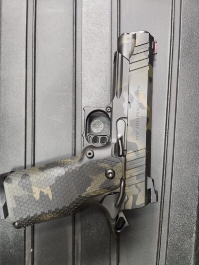Alpha American AAF-4 Comm Single Shot Pistol – Alpha Stack – Night Ops Multicam Cerakote