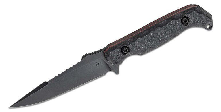 Toor Knives Darter S Fixed Blade Knife 4.25″ CPM-M4 Black KG Gunkote Double Edge Sawback Drop Point, Shadow Black G10 Handles, Kydex Sheath – Darter S Shadow Black M4 Toor Knives Darter S Fixed Blade Knife 4.25″ CPM-M4 Black KG Gunkote Double Edge Sawback Drop Point, Shadow Black G10 Handles, Kydex Sheath – Darter S Shadow Black M4