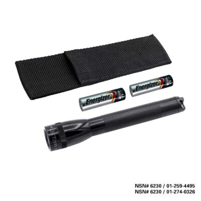 Maglite Mini Maglite AA Flashlight with Holster – Black