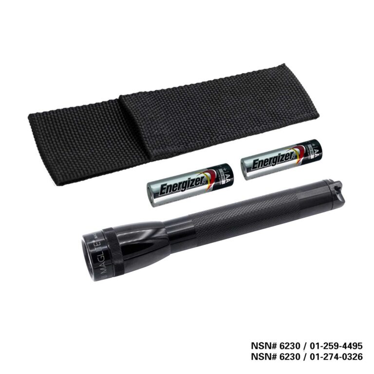 Maglite Mini Maglite AA Flashlight with Holster – Black Maglite Mini Maglite AA Flashlight with Holster – Black