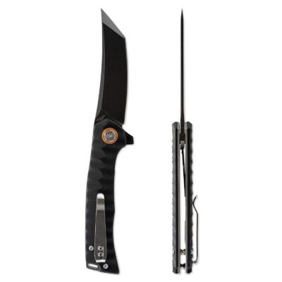 Skallywag Tactical Sao Feng 3.3in Folding Knife Sao Feng – Black Blade Length: 3.3 in, Closed Length: 4.1 in,