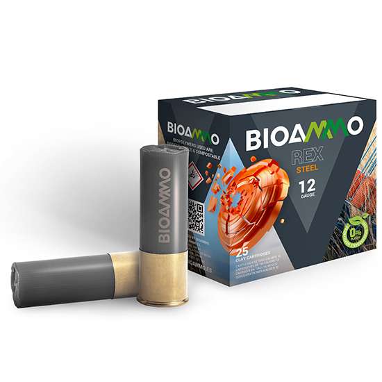 BIOAMMO 12 GA LS 7/8 OZ #7 STEEL TARGET DOVE & CLAY Ammo 25 RD/ BOX BIOAMMO 12 GA LS 7/8 OZ #7 STEEL TARGET DOVE & CLAY Ammo 25 RD/ BOX