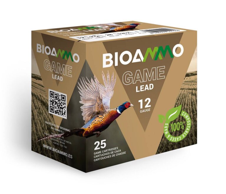 BIOAMMO 12 GA HB 1-1/4 OZ #4 LEAD GAME PHEASANT Ammo 25 RD/ BOX BIOAMMO 12 GA HB 1-1/4 OZ #4 LEAD GAME PHEASANT Ammo 25 RD/ BOX