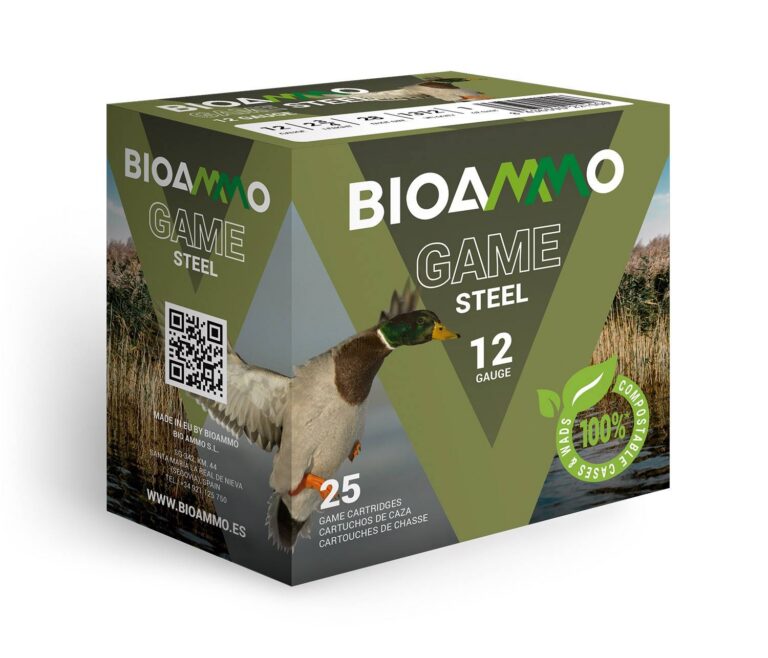 BIOAMMO 12 GA HB 1-1/16 OZ #5 STEEL GAME PHEASANT Ammo 25 RD/ BOX BIOAMMO 12 GA HB 1-1/16 OZ #5 STEEL GAME PHEASANT Ammo 25 RD/ BOX