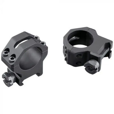 Weaver Tactical 4Hole Picatinny Ring Matte Black 1″ High Clamshell Pack
