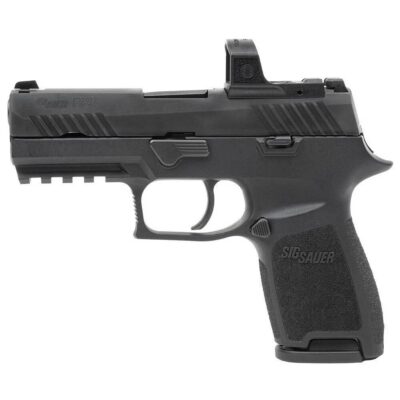 Sig Sauer P320 RXZP Pistol, 9mm, 15+1, 3.9″, Red Dot, Black