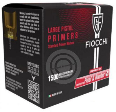 Fiocchi Large Pistol Primers 1500 per Box