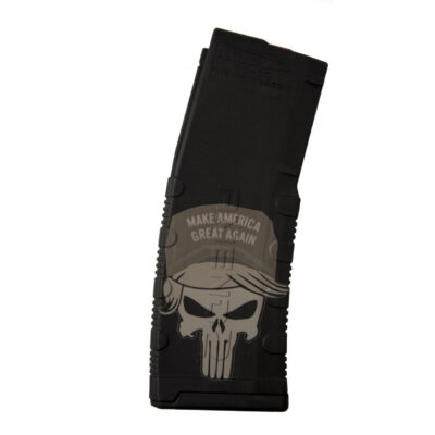 Black Rain Ordnance Lasered AR15 Magazine Trump Punisher 30 rd.