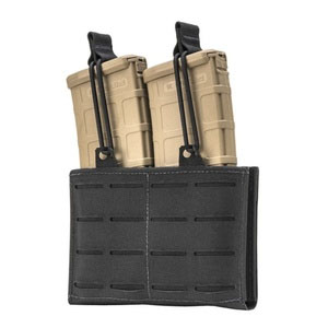 RZR MOLLE Double Rifle Mag Pouch Black