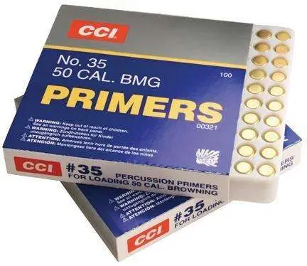 CCI #35 PRIMER FOR 50 CALIBER BMG 500CT