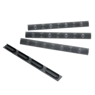 ERGO 4-Slot Modular WedgeLokRail Cover (4PK) – M-LOKComp Graphite Grey