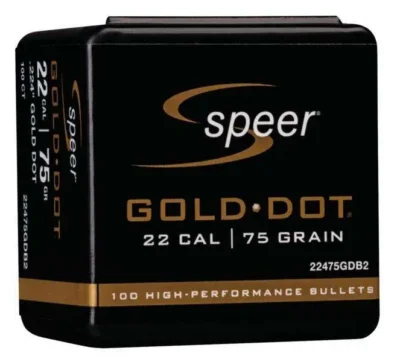 SPEER .224 75-GR GOLD DOT 100RDS