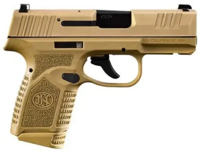 FN REFLEX 9MM PSTL NMS FDE 3.3″ 1-11RD 1-15RD