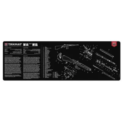 ULTRA 44 LONG GUN CLEANING MAT TEKMAT ULTRA 44 M14/M1A GUN CLEANING MAT BLACK