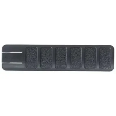 AR-15 PICATINNY BATTLE GRIP RAIL COVER POLYMER BATTLE GRIP RAIL COVER PICATINNY POLYMER BLACK 6”