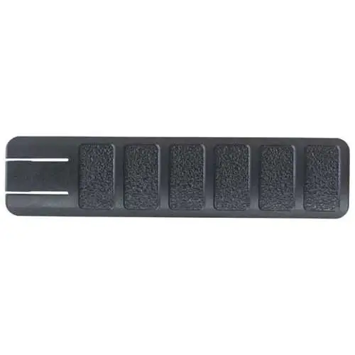 AR-15 PICATINNY BATTLE GRIP RAIL COVER POLYMER BATTLE GRIP RAIL COVER PICATINNY POLYMER BLACK 6”