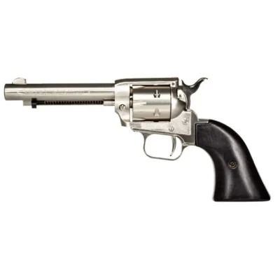 HERITAGE 22LR ONLY 4.75″ NICKEL BLK