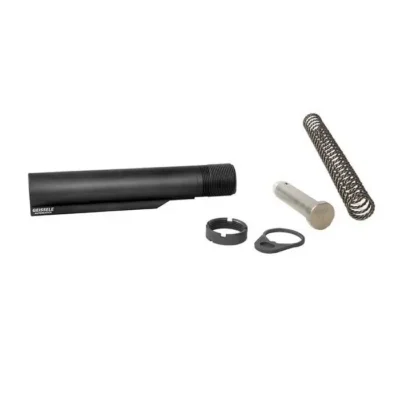 AR-15 PREMIUM MIL-SPEC BUFFER TUBE ASSEMBLY WITH SUPER 42 AR15 PREMIUM MILSPEC BUFFER TUBE ASSEMBLY W/SUPER 42, H1 BLK