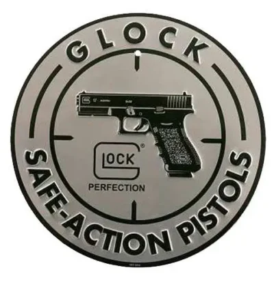 GLOCK OEM SAFE ACTION SIGN ALUM