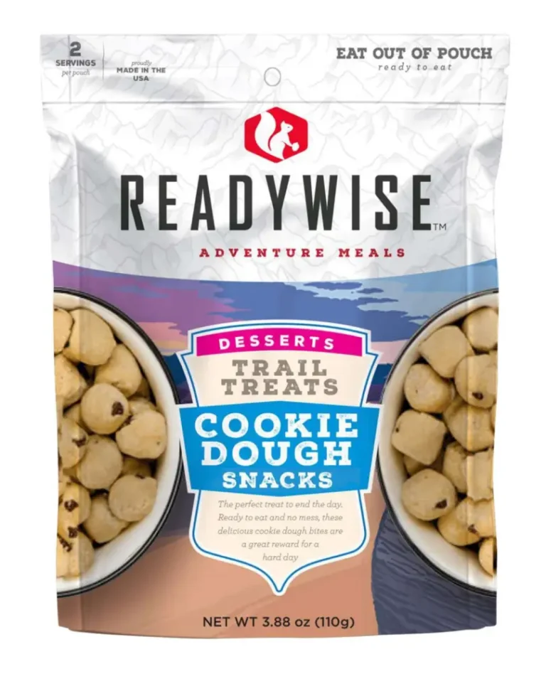 ReadyWise RW05013 Outdoor Food Kit Trail Treats Cookie Dough Snacks 2 Servings In A Resealable Pouch, 6 Per Case ReadyWise RW05013 Outdoor Food Kit Trail Treats Cookie Dough Snacks 2 Servings In A Resealable Pouch, 6 Per Case