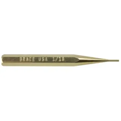 BRASS PUNCH SET 1/16” (1.6MM) BRASS PIN PUNCH
