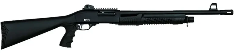 Citadel FRPATMB1220 PAT  12 Gauge Pump 3″ 3+1 20″ Black Steel Barrel, Black Picatinny Rail Steel Receiver, Fixed Black Synthetic Stock