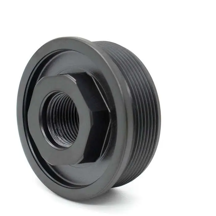 DIRECT THREAD ADAPTERS DIRECT THREAD ADAPTER 1/2”X28 SQUARE SHOULDER BLACK
