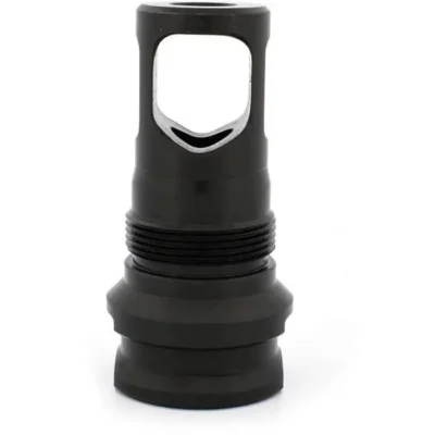 PRS MUZZLE BRAKES PRS MUZZLE BRAKE 0.375 3/4-24 THREADS SQUARE SHOULDER BLACK