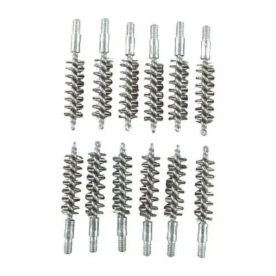 STANDARD LINE STAINLESS STEEL HANDGUN BORE BRUSHES STANDARD LINE BRUSH, 9MM/.38/.357 CAL HANDGUN, SS, 12 PACK