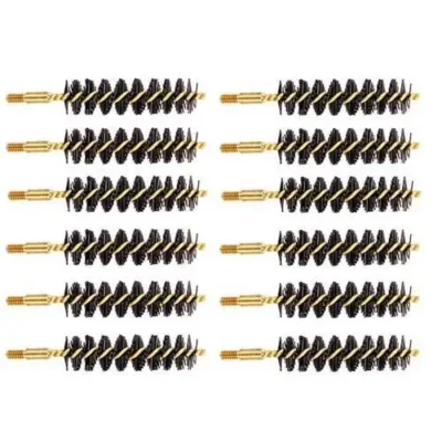 HEAVY WEIGHT NYLON MUZZLELOADER RIFLE BORE BRUSH HEAVY WEIGHT BRUSH, NYLON, .50 CALIBER MUZZLELOADER, 12 PACK