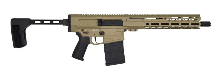 DISSENT Mk3 Pstl 8.6BLK 12.5″ Brace Tan 20rd