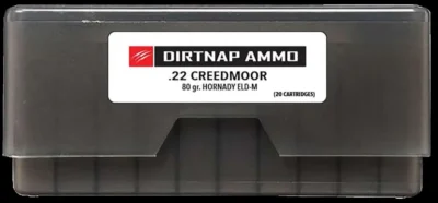 Fierce Firearms DNP22CM80GRELDM Dirtnap  22Creedmoor 80gr Extremely Low Drag-Match 20 Per Box/10 Case