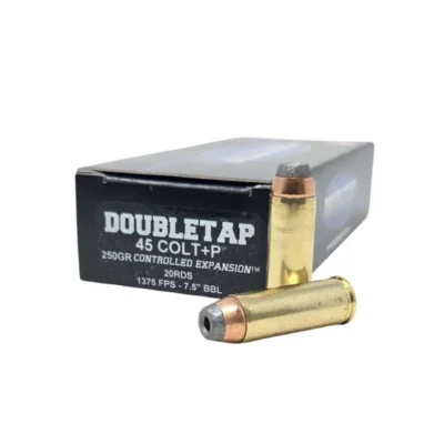 Double Tap 45 Colt+P 250gr Controlled Expansion SJHP 20rds Ammunition