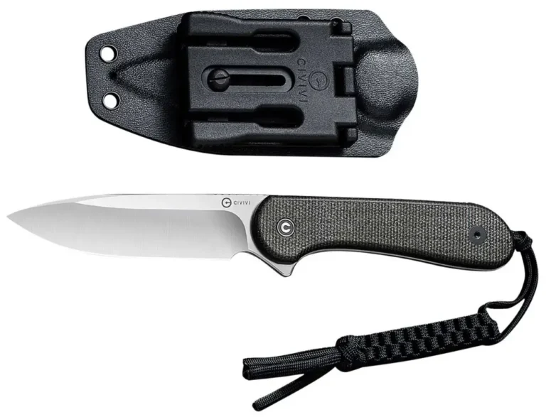 Civivi Knives C2105B Elementum 3.98″ Fixed Plain Satin D2 Steel Blade, 4.50″ Dark Green Micarta Handle Civivi Knives C2105B Elementum 3.98″ Fixed Plain Satin D2 Steel Blade, 4.50″ Dark Green Micarta Handle