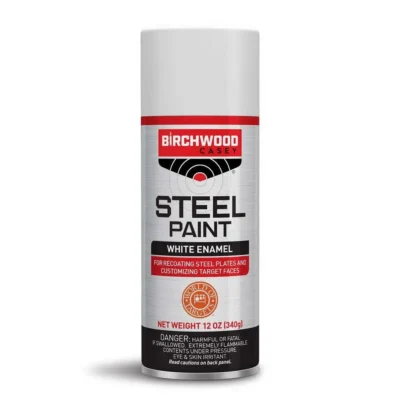 BIRCHWOOD CASEY STEEL TARGET PAINT  WHITE