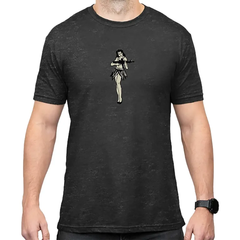 Magpul MAG1117-010-3XL Hula Girl CVC  Charcoal Gray Cotton/Polyester Short Sleeve 3XL