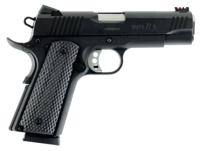 Remington Firearms 96492 1911 R1 Ultralight 45 ACP 4.25″ 8+1 Black Laminate Gray